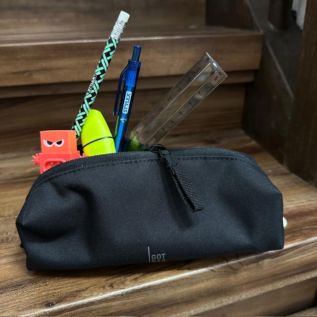GOT BAG Pencil Case - Schlampermappe in Schwarz mit Inhalt GOT BAG Pencil Case - Schlampermappe in Schwarz mit Inhalt