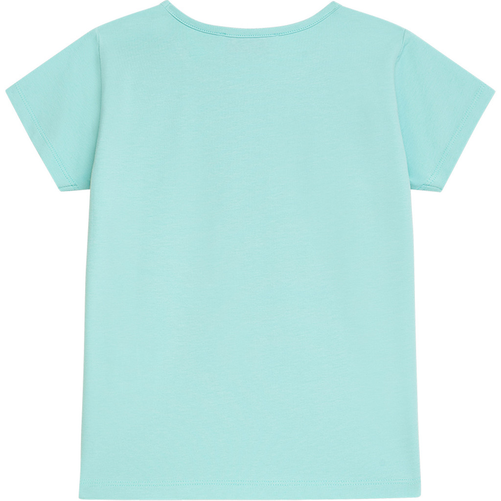 Danamade DCAROLINE Kurzarm Mädchen T-Shirt in Icy Blue Türkis mit Glitzer Einhorn Danamade DCAROLINE Kurzarm Mädchen T-Shirt in Icy Blue Türkis mit Glitzer Einhorn