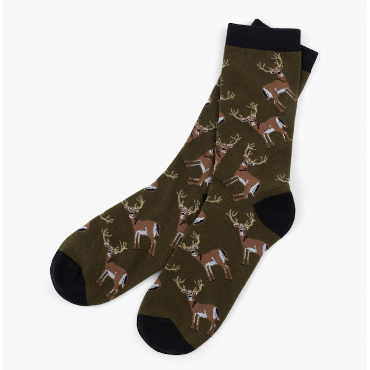 Little Blue House Herrensocken - Lots of Bucks - Hirsche