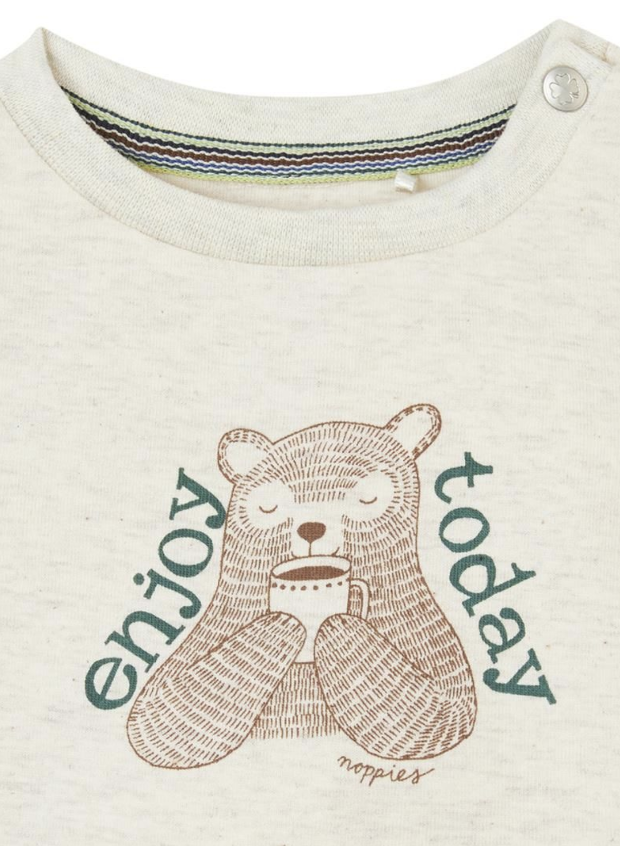 Noppies Jungs Langarm Shirt in Beige - enjoy today - SALE