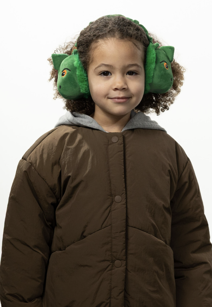 Barts Kids Rexie Ohrwärmer Earmuffs Dino - Grün