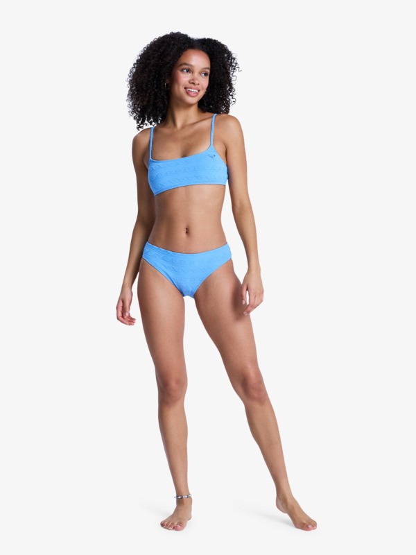 Roxy Paradise Wave Hipster-Bikiniunterteil in Blau für Frauen