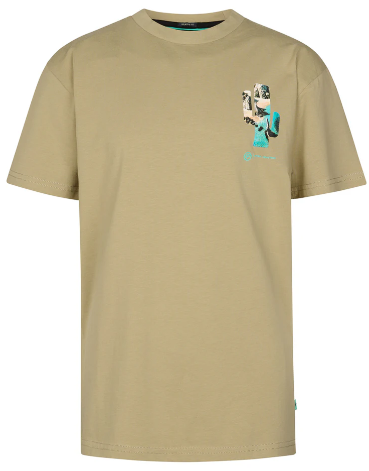 Petrol Industries Jungs T-Shirt in Olive mit Backprint Kaktuss Petrol Industries Jungs T-Shirt in Olive mit Backprint Kaktuss