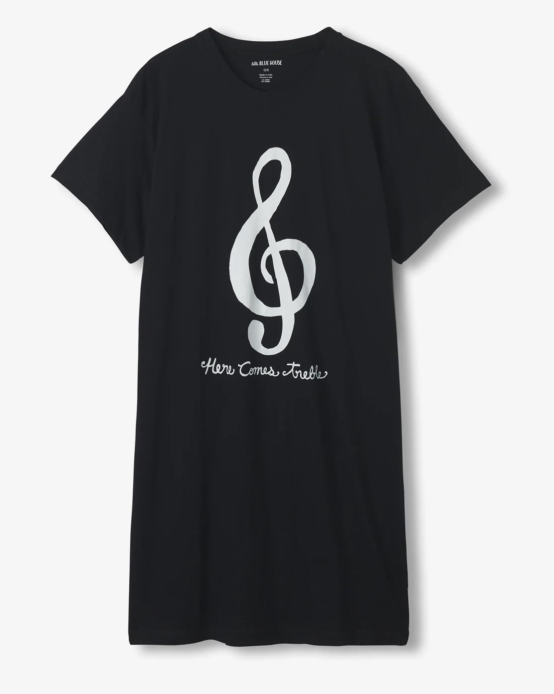 Little Blue House Damen Sleepshirt - Here Comes Treble - Musiker