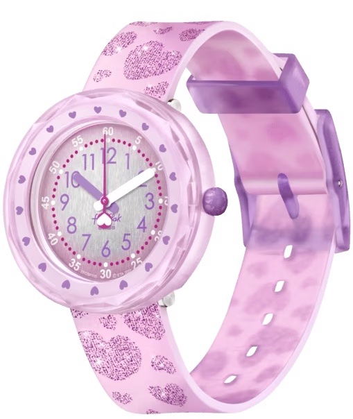 Flik Flak Uhr Kinderuhr - Lovaxus - Lovaxus Herzen Rosa