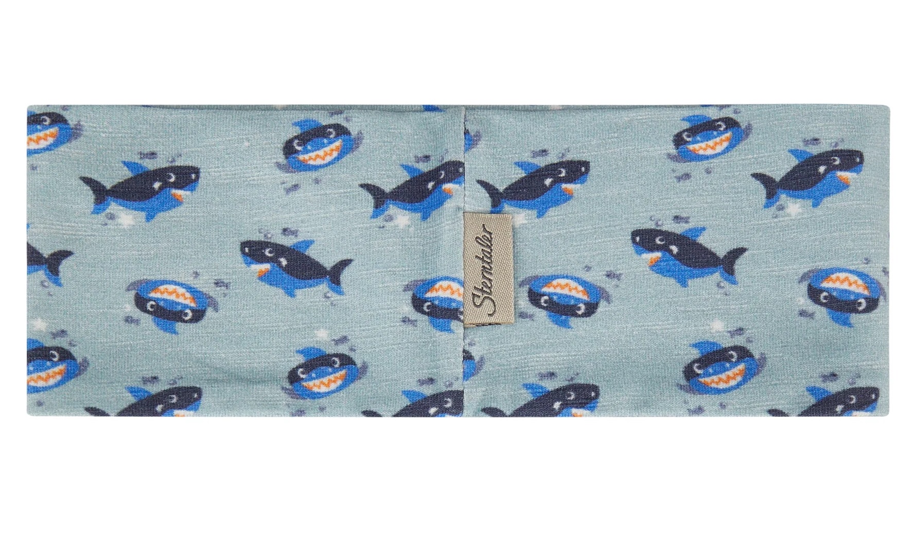 Sterntaler Stirnband Jersey in Blau mit Haien Sterntaler Stirnband Jersey in Blau mit Haien