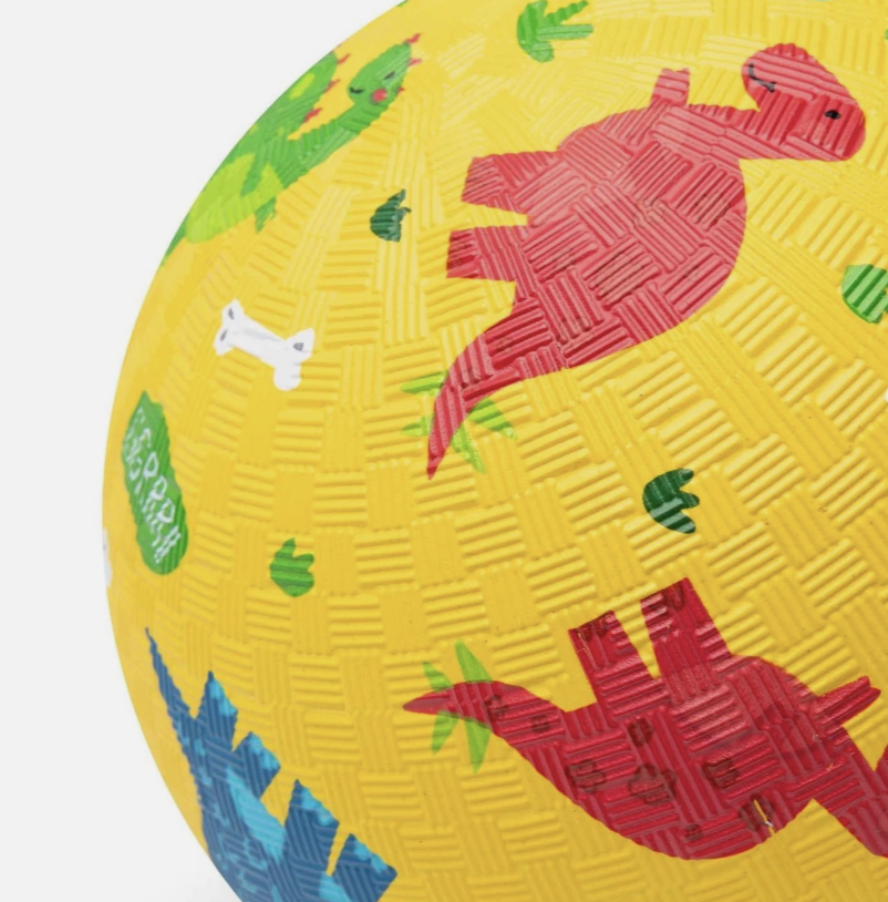 CoolKidz Spielzeug Ball 13 cm - Gummiball - Dinos
