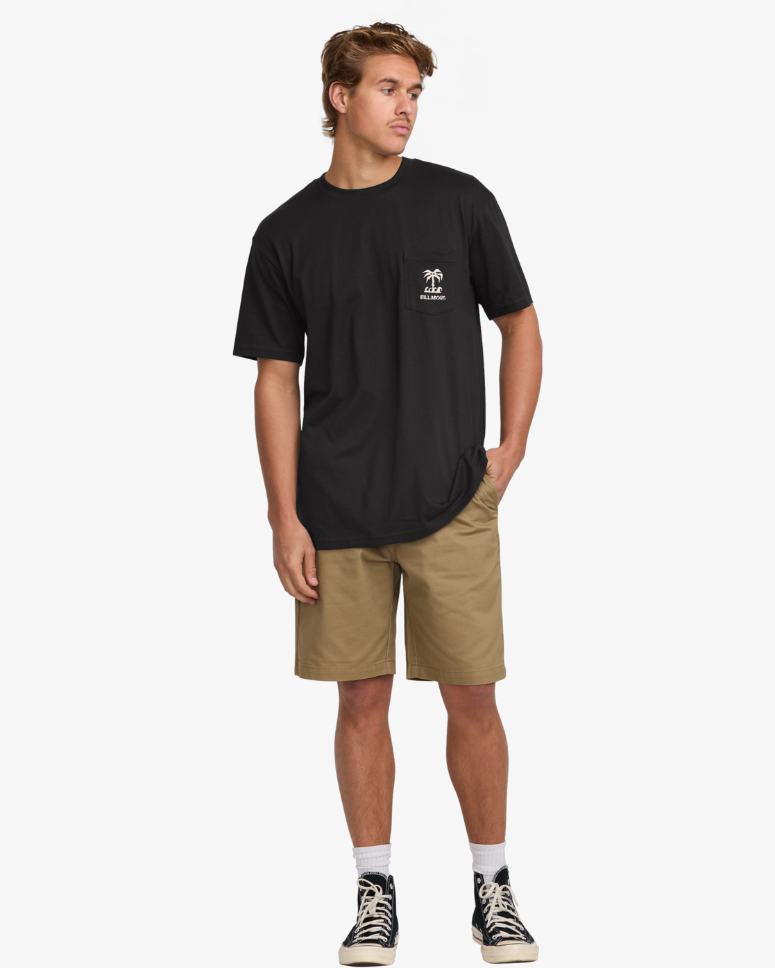 Billabong Troppo Premium - T-Shirt für Männer in Washed Black/Schwarz Billabong Troppo Premium - T-Shirt für Männer in Washed Black/Schwarz