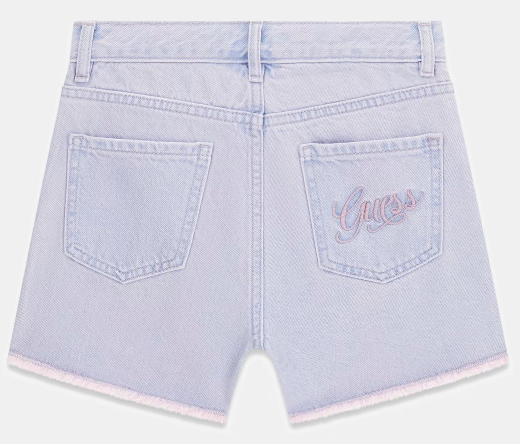 Guess Mädchen Jeans Short mit Rosa Waschung Guess Mädchen Jeans Short mit Rosa Waschung