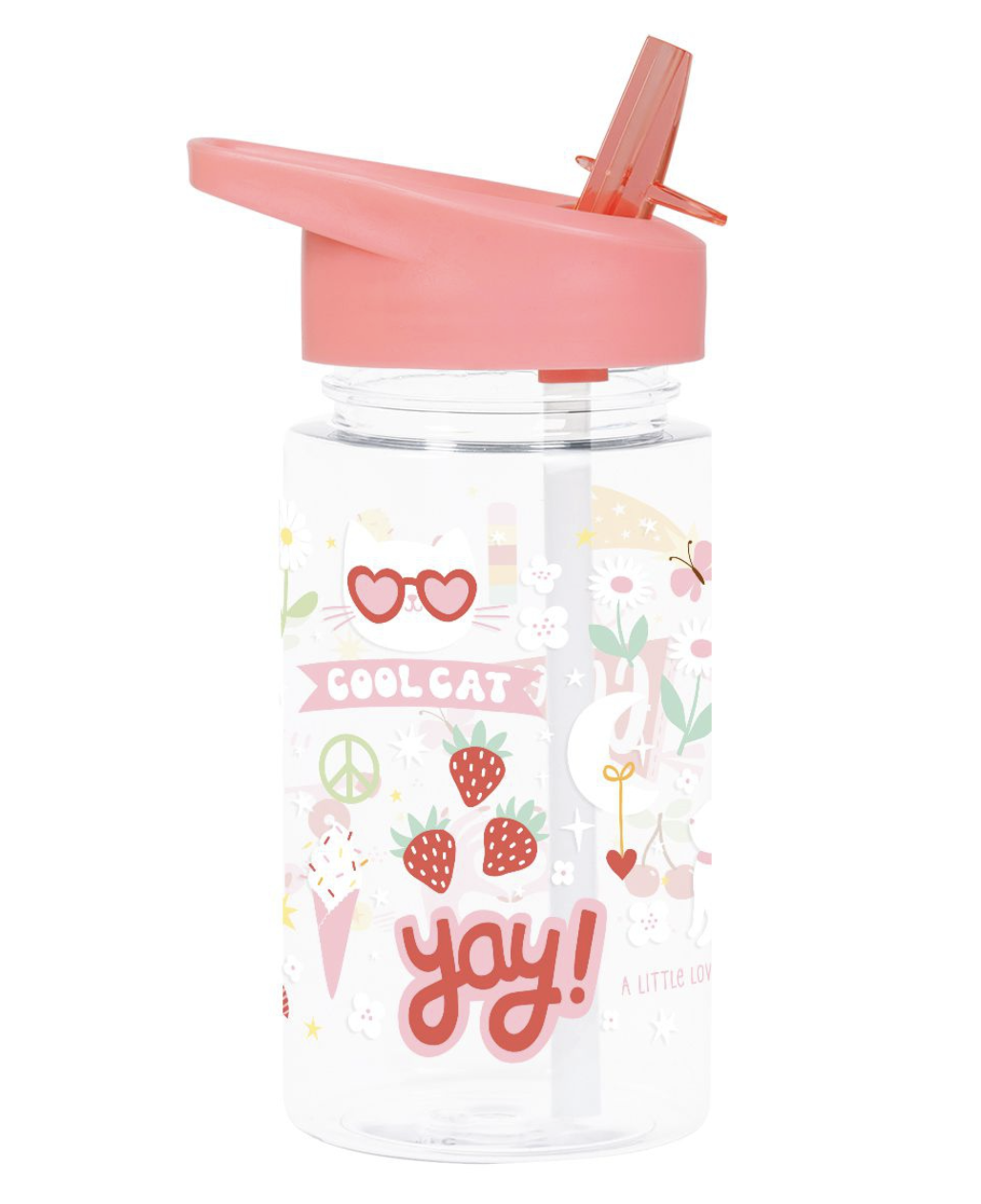 A Lovely Little Company Trinkflasche mit Strohhalm - Fun A Lovely Little Company Trinkflasche mit Strohhalm - Fun