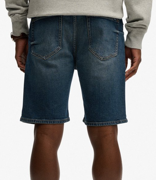 Superdry Herren Vintage Straight Jeans Short