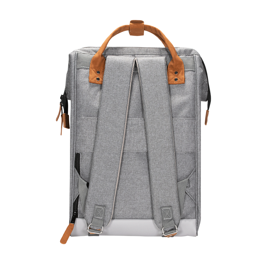 TDM-S21-NEW-YORK-LARGE-DOS-BD Cabaia Rucksack NEW YORK Large mit Laptop-Fach in Hellgrau meliert