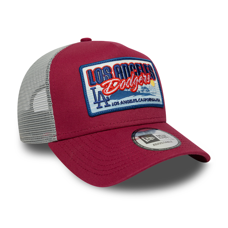 New Era Trucker Cap mit Patch in Rot LA Dodgers New Era Trucker Cap mit Patch in Rot LA Dodgers