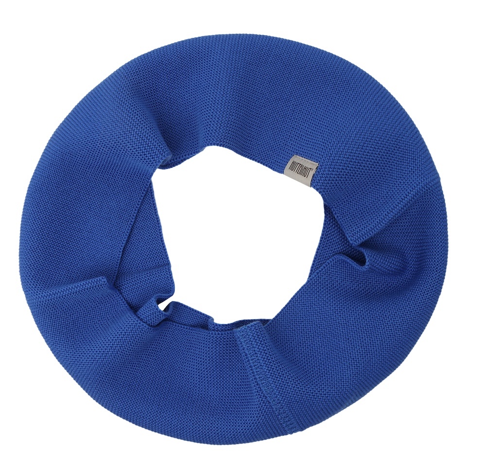 HUTTELiHUT Snood Merino Wolle Strick Loop Schal - Dazzling Blue - Blau HUTTELiHUT Snood Merino Wolle Strick Loop Schal - Dazzling Blue - Blau
