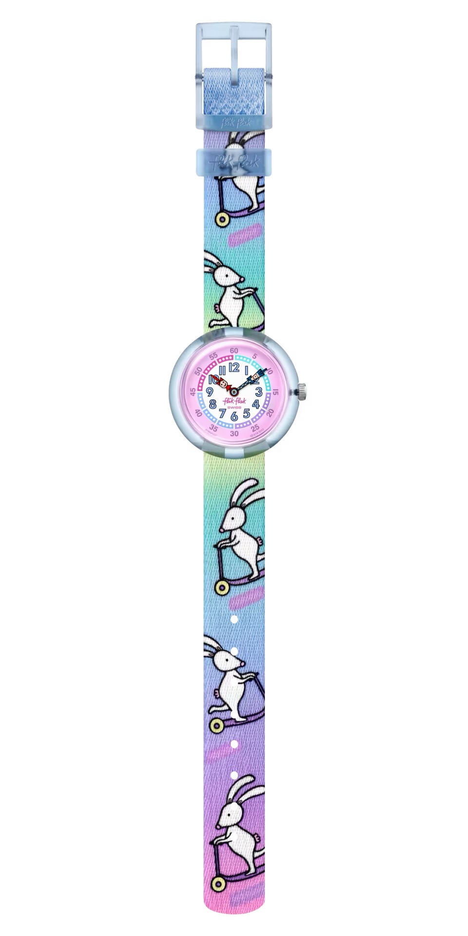 Flik Flak Uhr Kinderuhr - BE HOPPY! - Roller Hase
