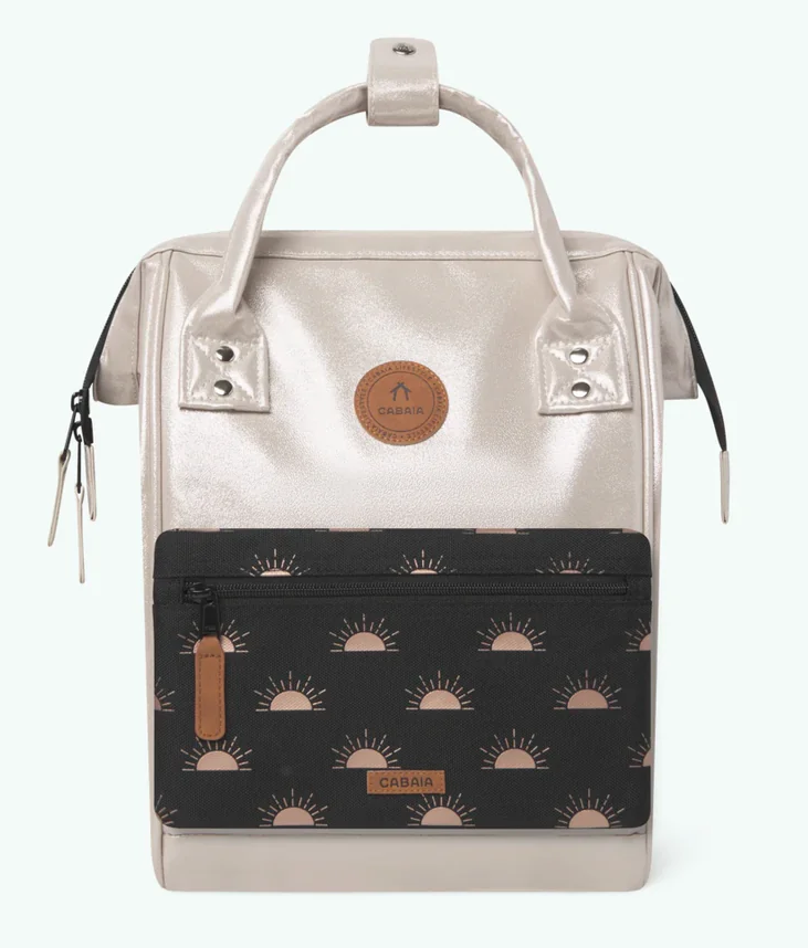 Cabaia Rucksack HONOLULU Small mit Laptop-Fach - Irisierend Gold Glam
