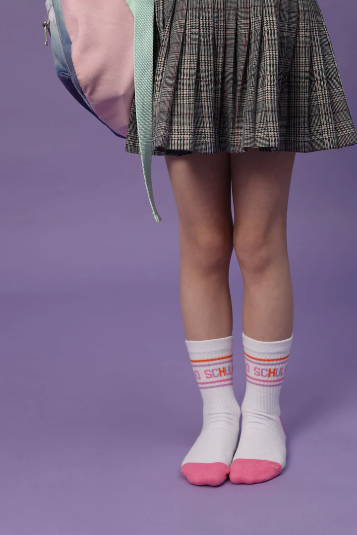 My Day My Dream Schulkind Socken in Pink & Orange