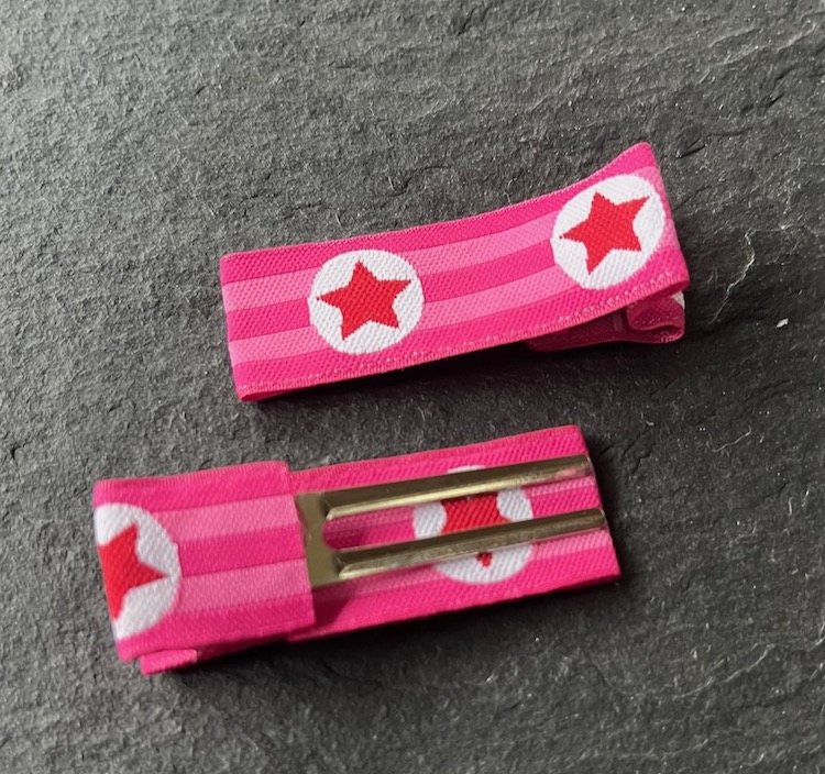 Wowzers Designer Clips - Pink Sterne - 1 Paar Wowzers Designer Clips - Pink Sterne - 1 Paar