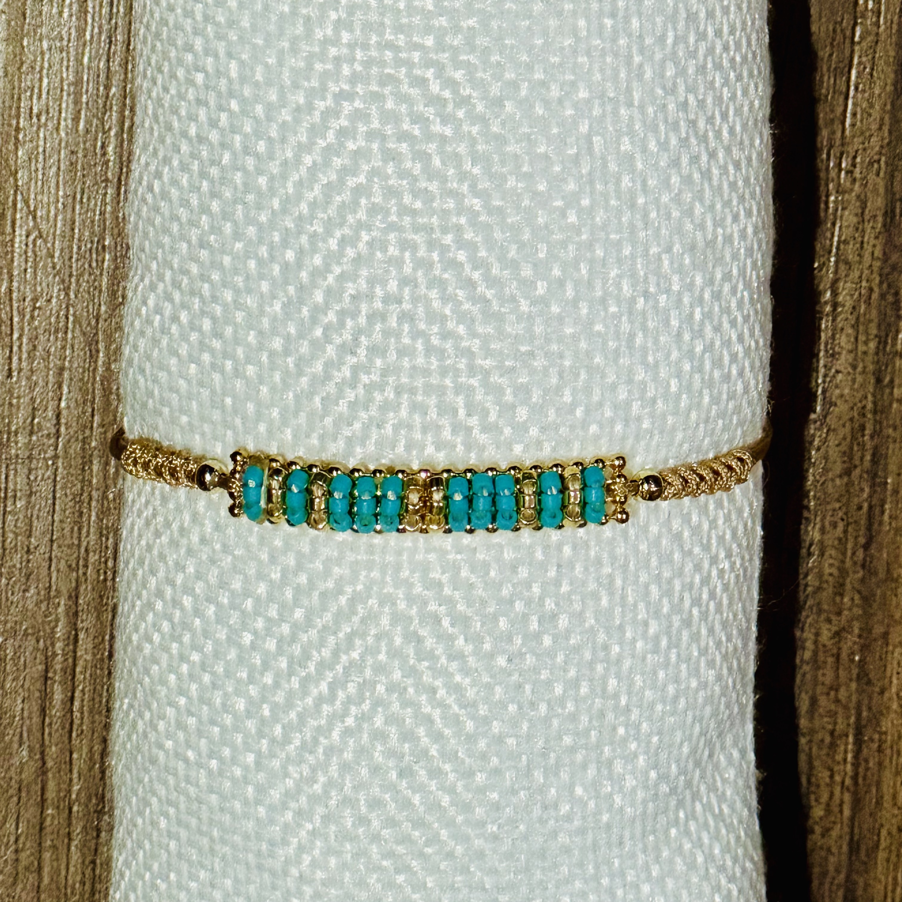 Salty Skin Armbänder - Beige & Türkis - Wählen Sie Ihr Design 