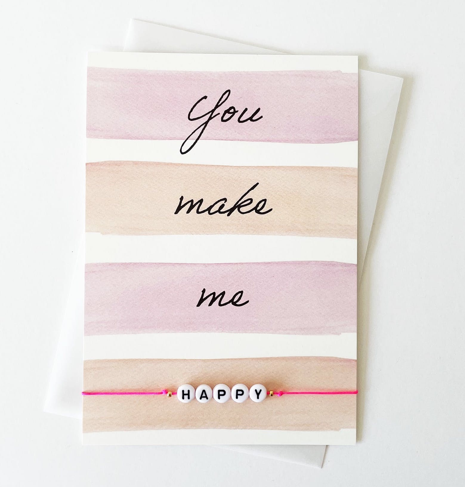 By Vivi Schmuck Postkarte - You make me HAPPY!