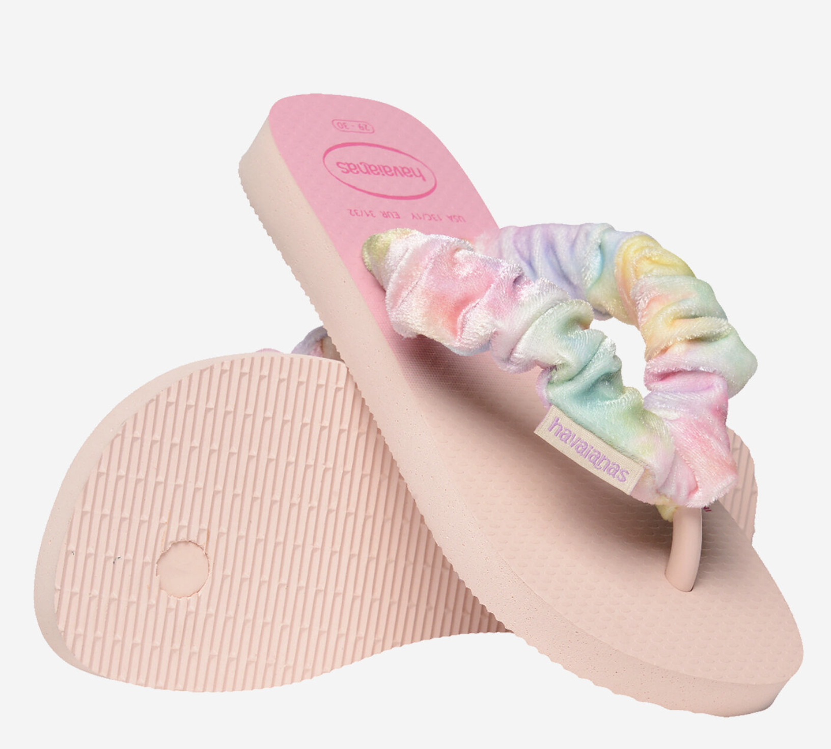 Havaianas Kids Mädchen Flip Flops - Fluffy Farbverlauf Coral/Rosa