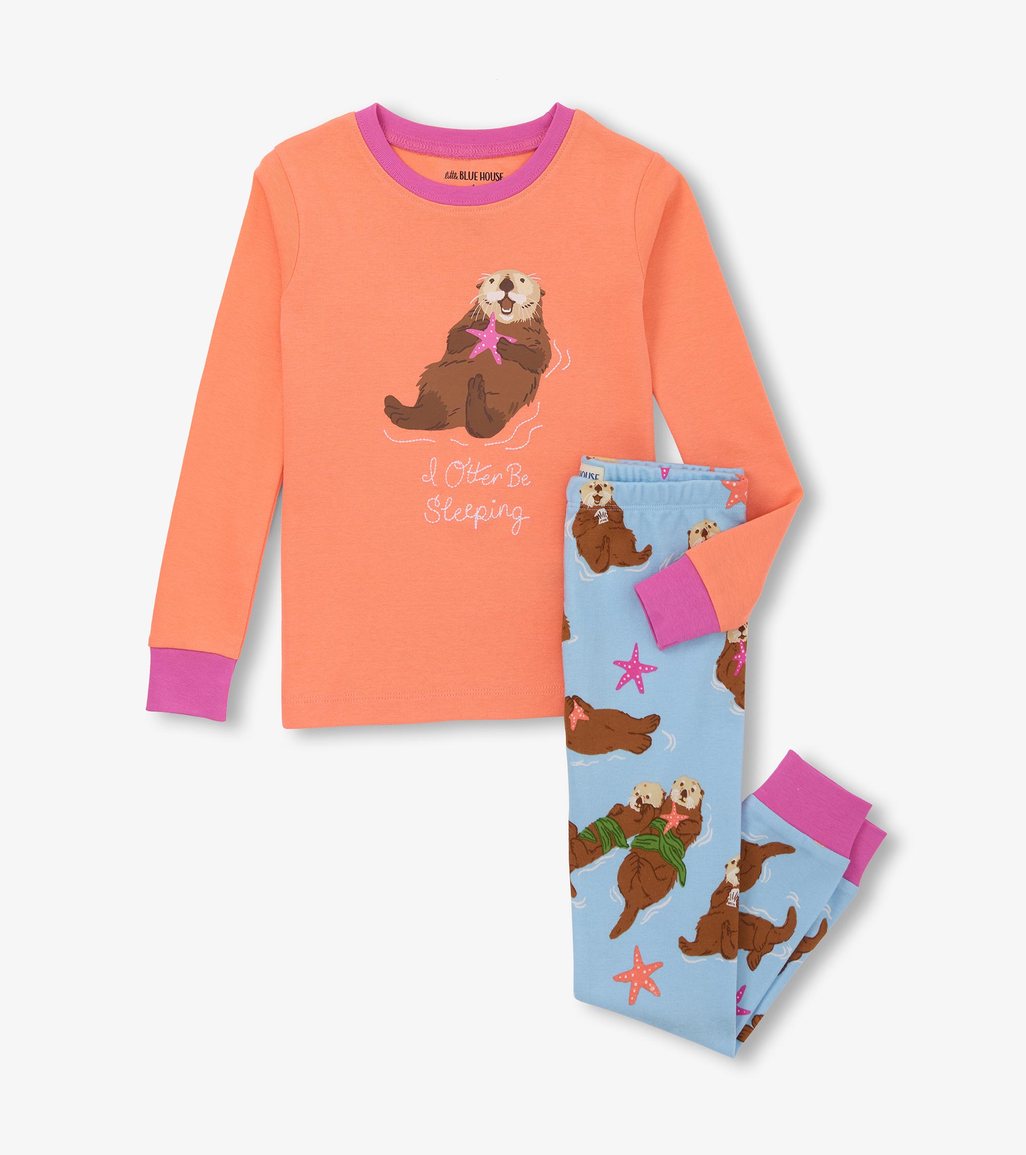 Little Blue House Pyjama Happy Otters Little Blue House Pyjama Happy Otters