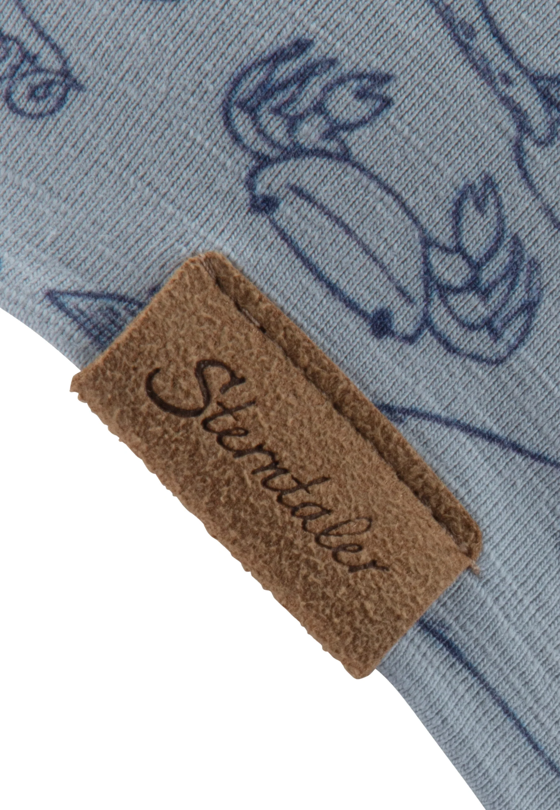Sterntaler Beanie aus Jersey in Blau - Wale, Kraken & Schildkröten Sterntaler Beanie aus Jersey in Blau - Wale, Kraken & Schildkröten
