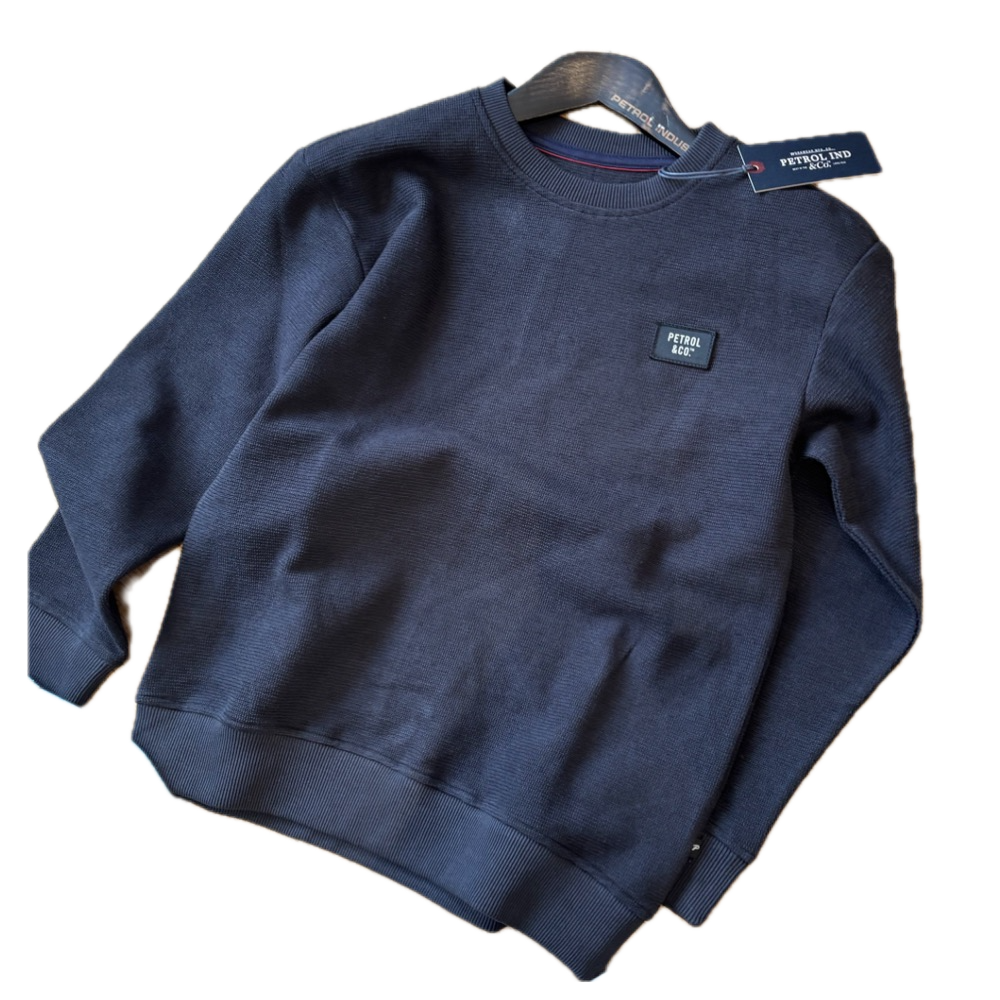 Petrol Industries Jungs rundhals Pullover in Schwarz Petrol Industries Jungs rundhals Pullover in Schwarz