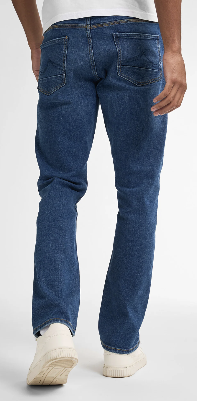Petrol Industries Herren Jeans Starling Straight Fit in Medium Blue