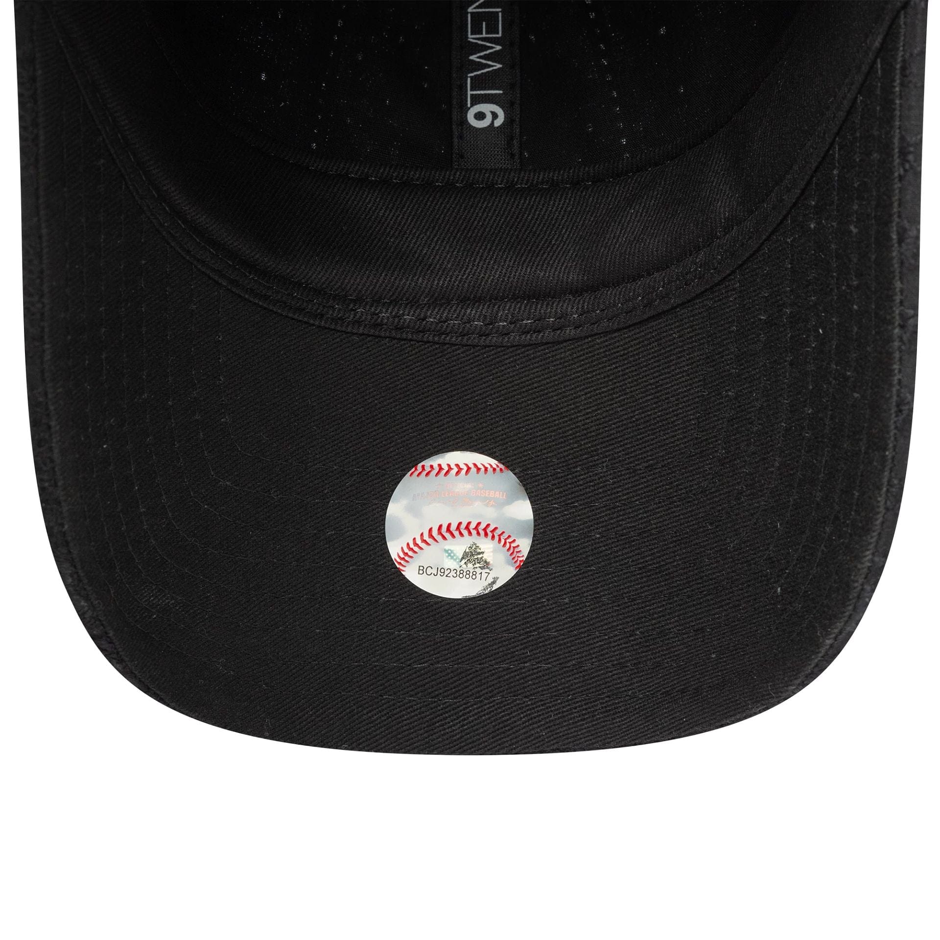 New Era Schwarze New York Yankees Damen MLB Broderie 9TWENTY Verstellbare Cap