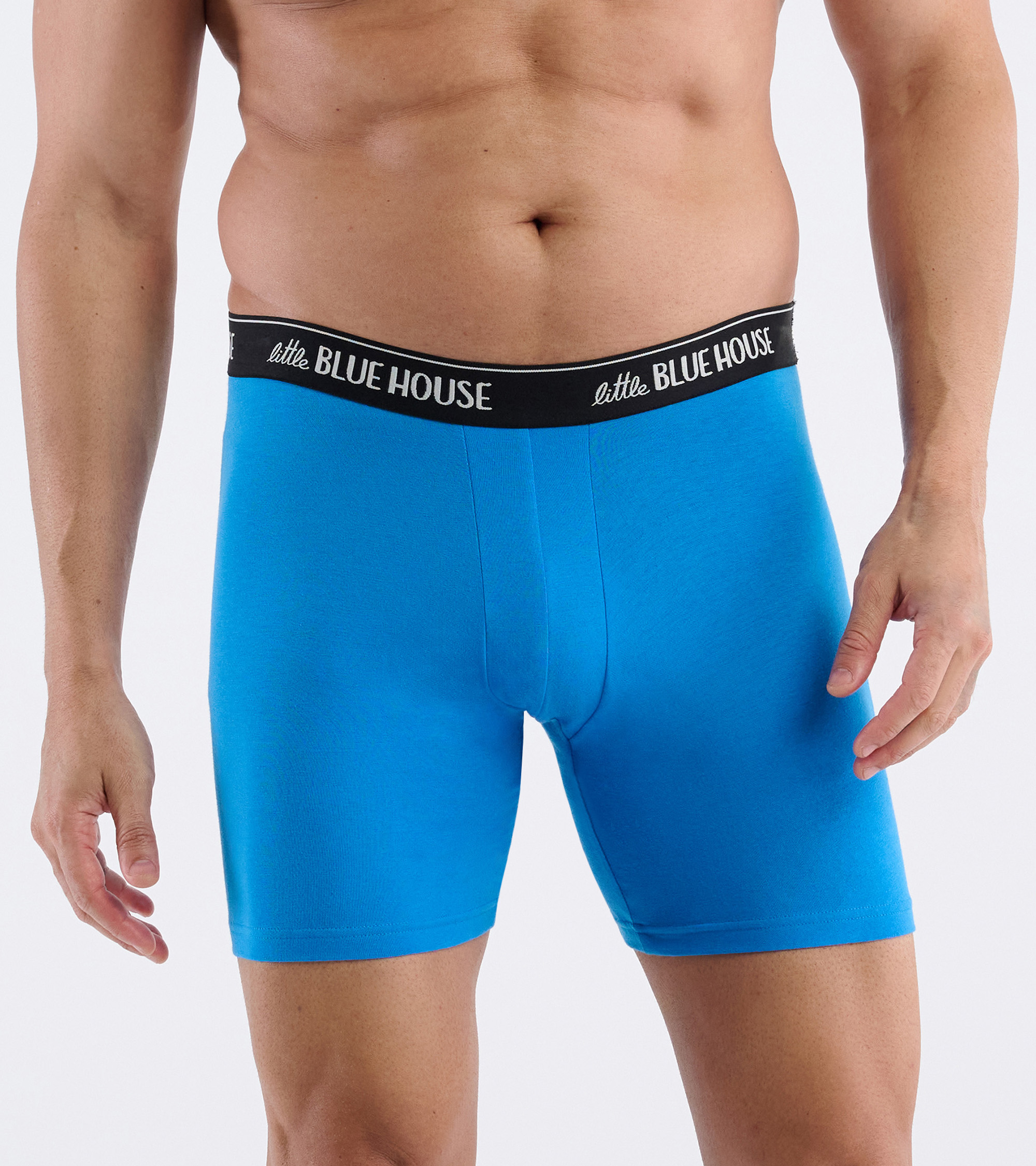 Little Blue House Boxer Short Unterhose in French Blue Blau - Hung Like a Moose