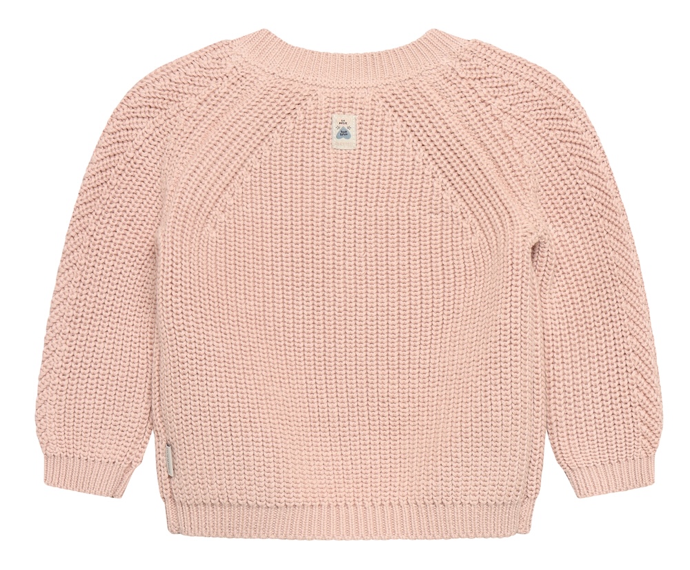 Noppies Baby Mädchen Baumwolle Grobstrick Pullover in Zartrosa