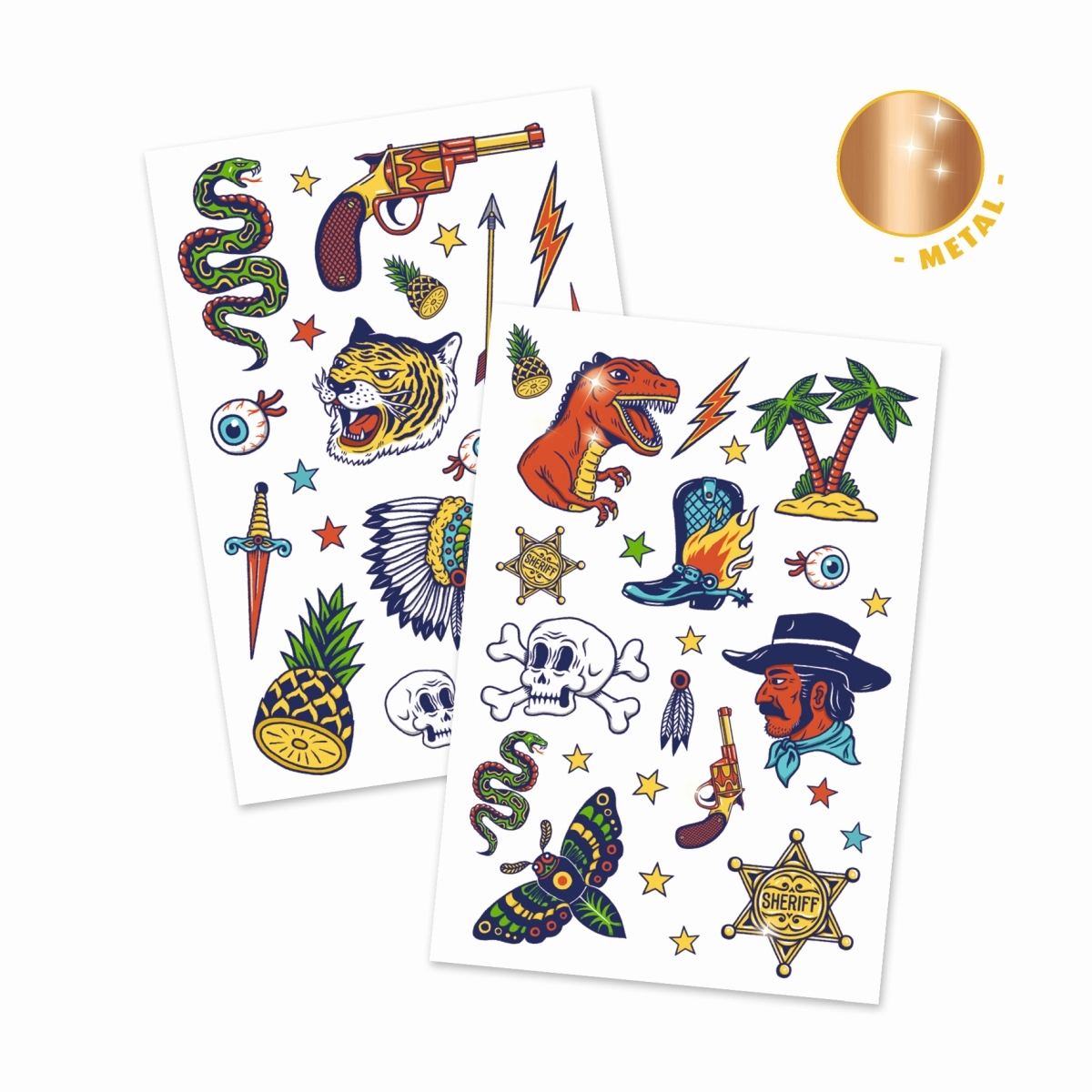 Djeco Tattoos Bang Bang - Piraten