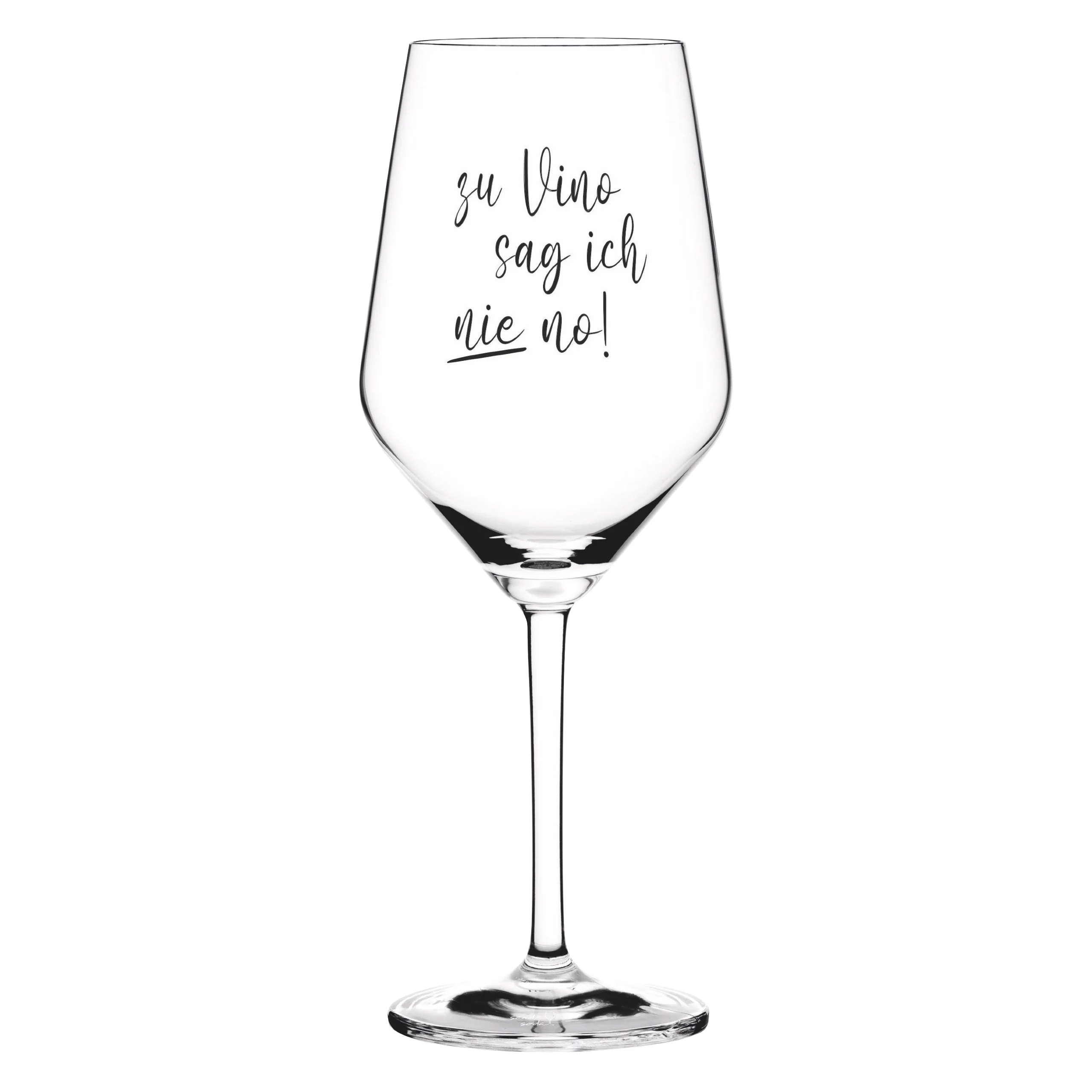RITZENHOF Sand & Soda Weinglas - zu Vino sag ich nie no! RITZENHOF Sand & Soda Weinglas - zu Vino sag ich nie no!