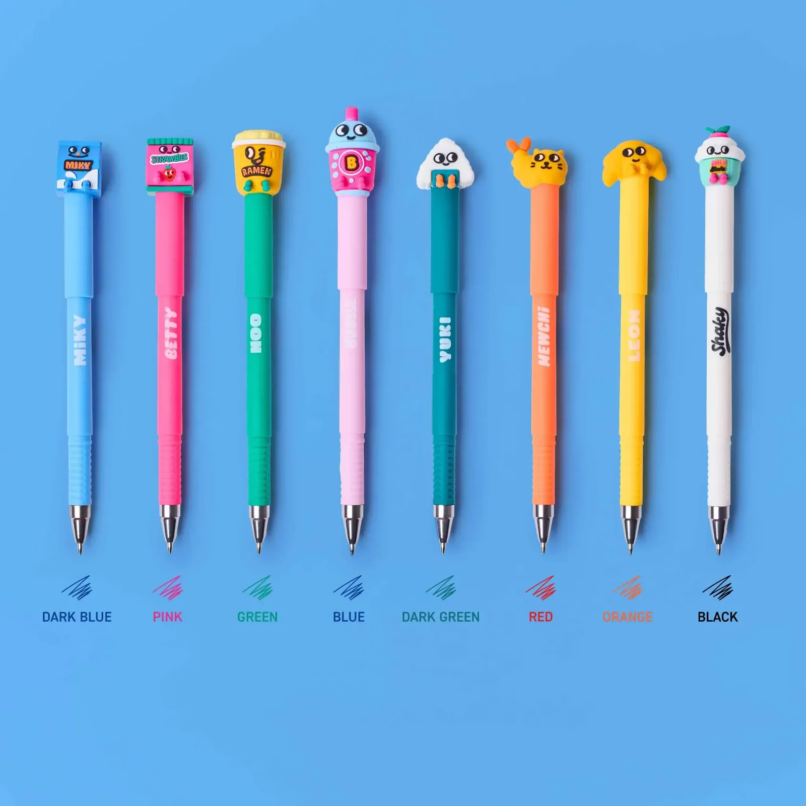 OMY Pen Buddies Shaky & Betty – Radierbare Gelstifte im Milkshake- und Erdbeer-Design OMY Pen Buddies Shaky & Betty – Radierbare Gelstifte im Milkshake- und Erdbeer-Design