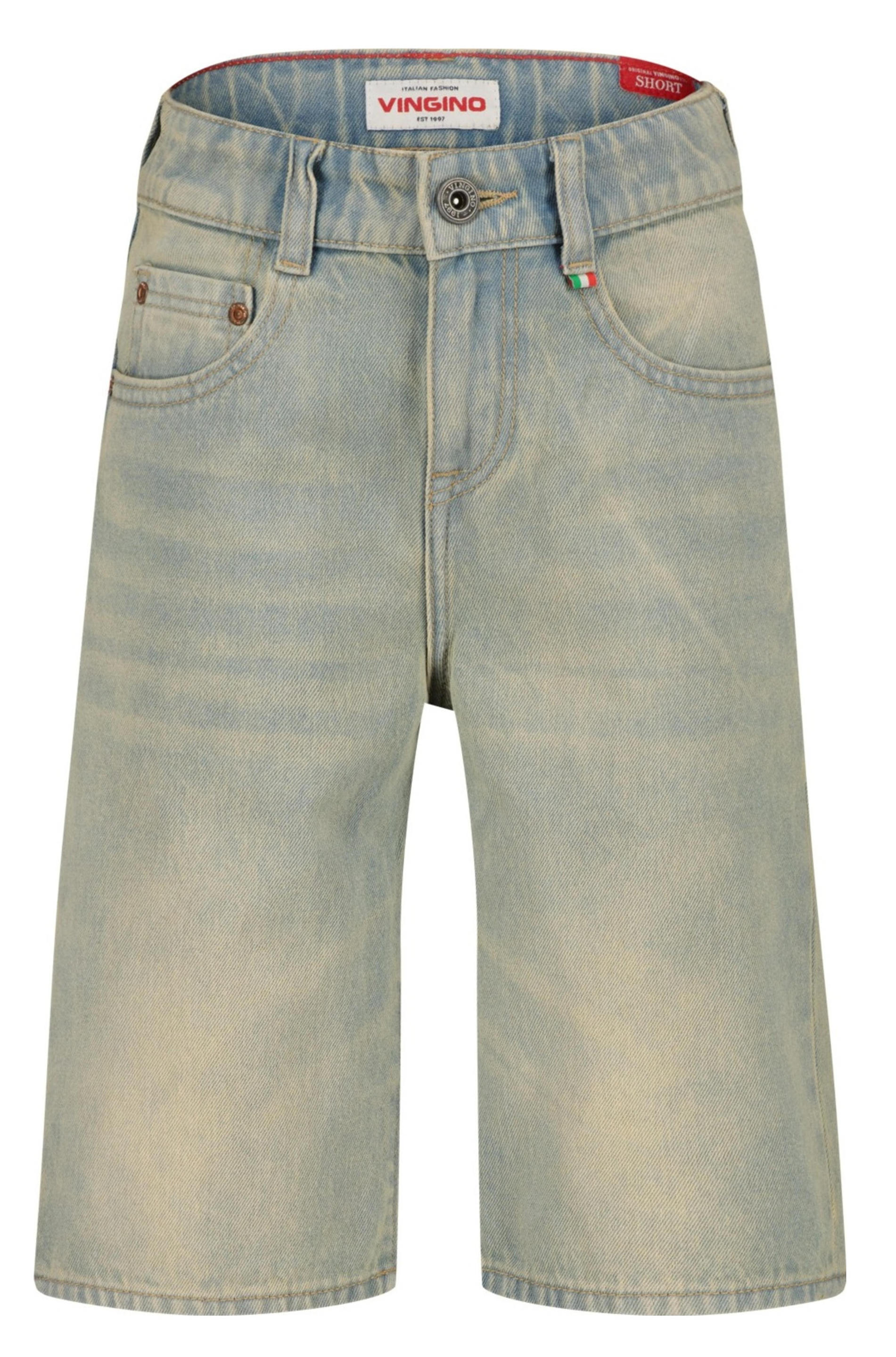 Vingino Jungs Relaxed Skater Shorts Cristian - Tinted mid Blue Vingino Jungs Relaxed Skater Shorts Cristian - Tinted mid Blue