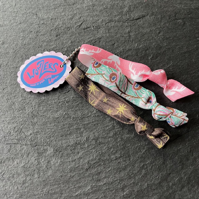 Wowzers Hair Ties Set von 3 Armbänder / Haargummis - Hirsch & Pfau Wowzers Hair Ties Set von 3 Armbänder / Haargummis - Hirsch & Pfau