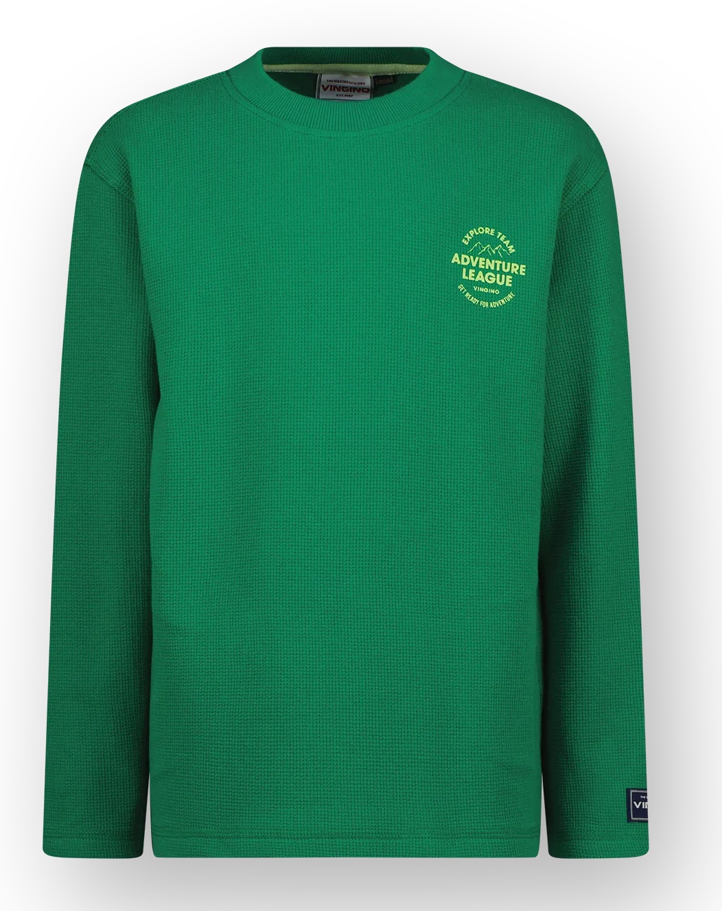 Vingino Halee Langarm Waffel Shirt in Grün Vingino Halee Langarm Waffel Shirt in Grün