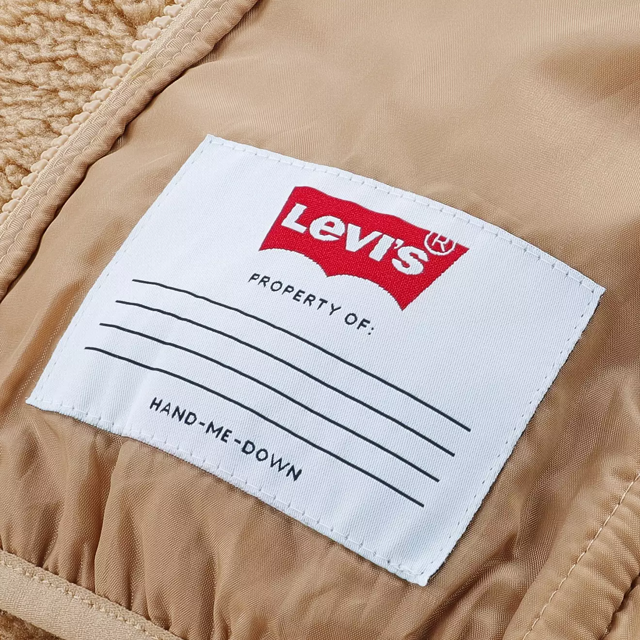 Levi's Teenager Zip Up Sherpa Jacket - Teddy Fleece Sherpa Jacke Levi's Teenager Zip Up Sherpa Jacket - Teddy Fleece Sherpa Jacke