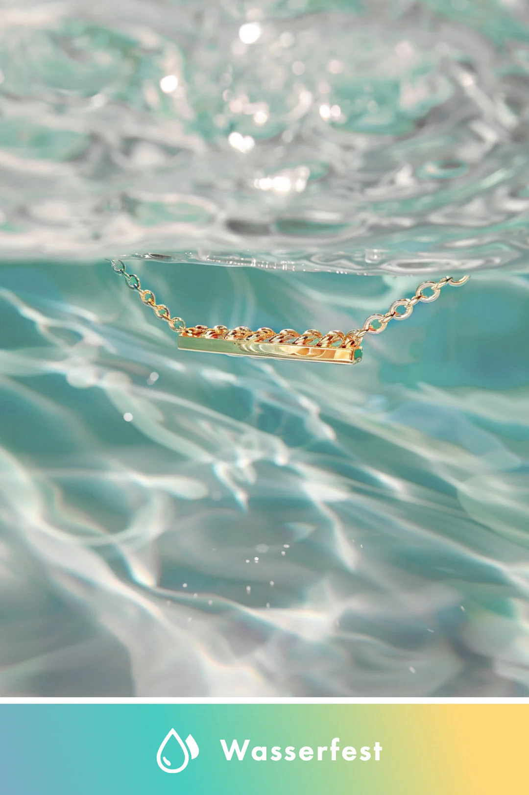 AIMI Basic Halskette Link in Gold - Perfekt für die Birthstone Charms 