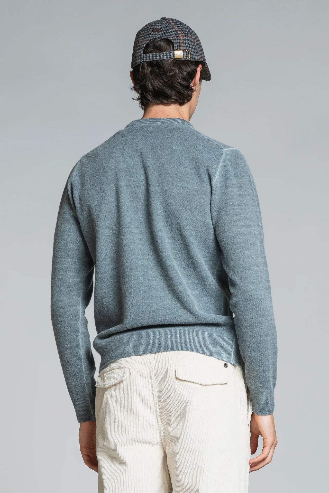 IMPURE Charlie Rundhals Strick Pullover Wollmischung Kaltgefärbt in Octanio 