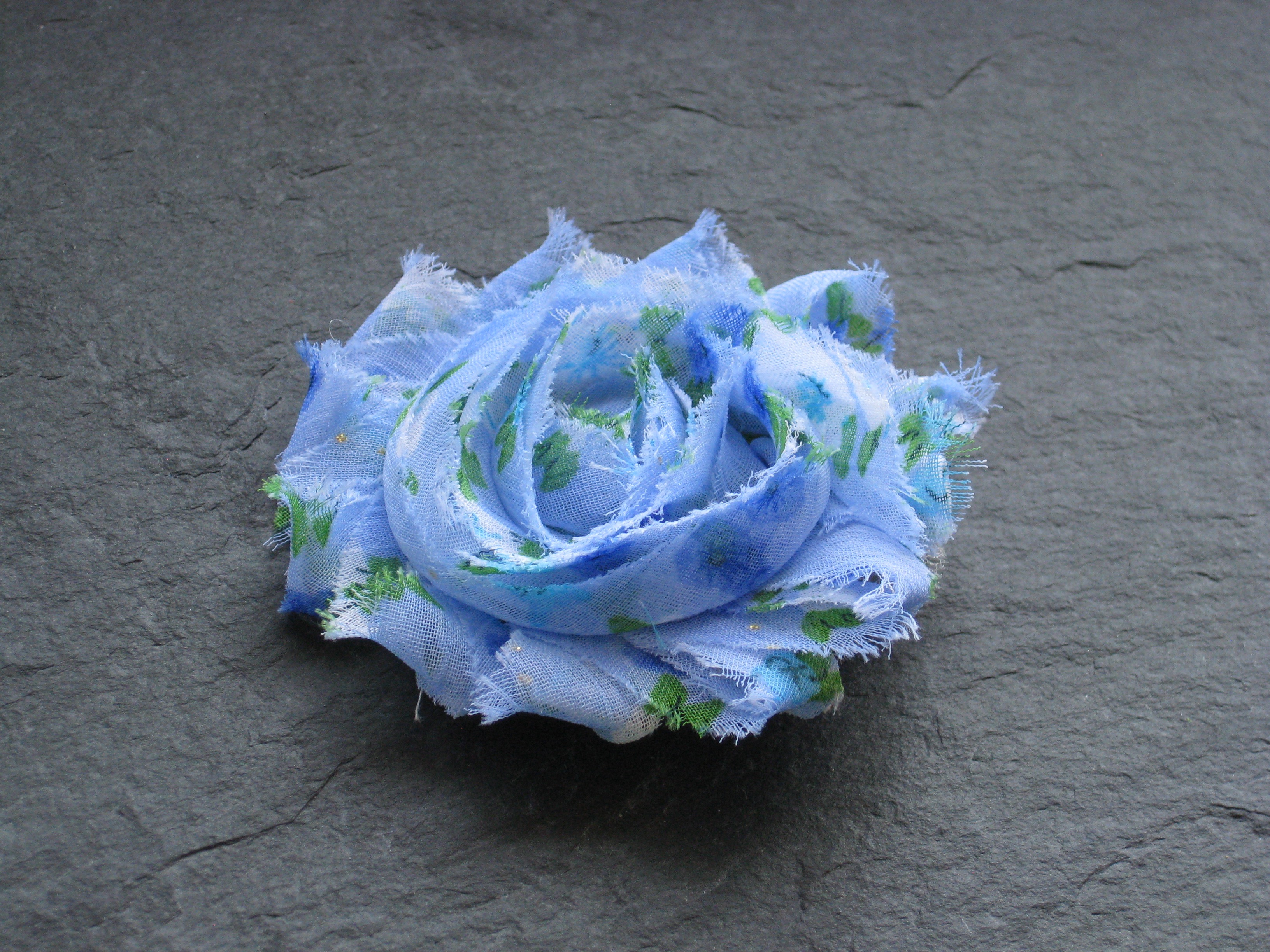 Vintage-Blue-WOW-FCL-014-F Wowzers Blütenclips - Shabby Chic für Haare & Kleidung - Blumen