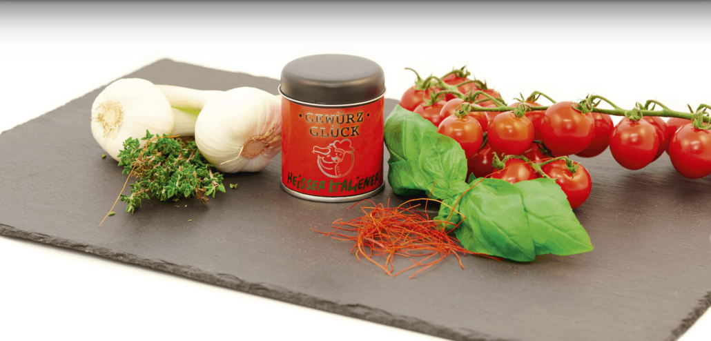 Gewürz Glück - Heißer Italiener - Gewürzmischung für Pizza, Nudeln, uvm.