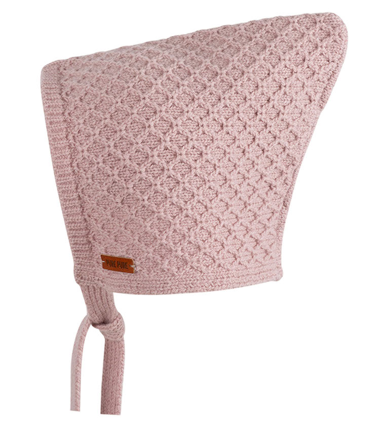 1622012-134 PURE PURE Baby Mütze - Merinowolle & Kaschmir - Dusty Rose