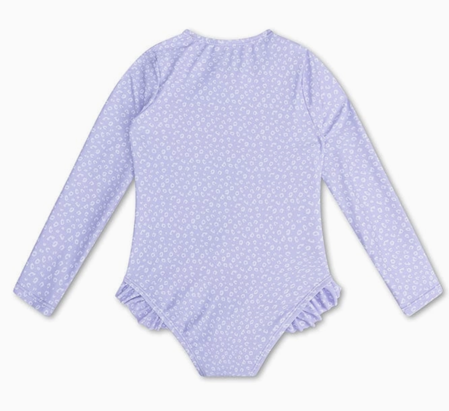 Swim Essentials Langarm UV-Badeanzug in Lila mit Leopard Muster - SALE Swim Essentials Langarm UV-Badeanzug in Lila mit Leopard Muster - SALE
