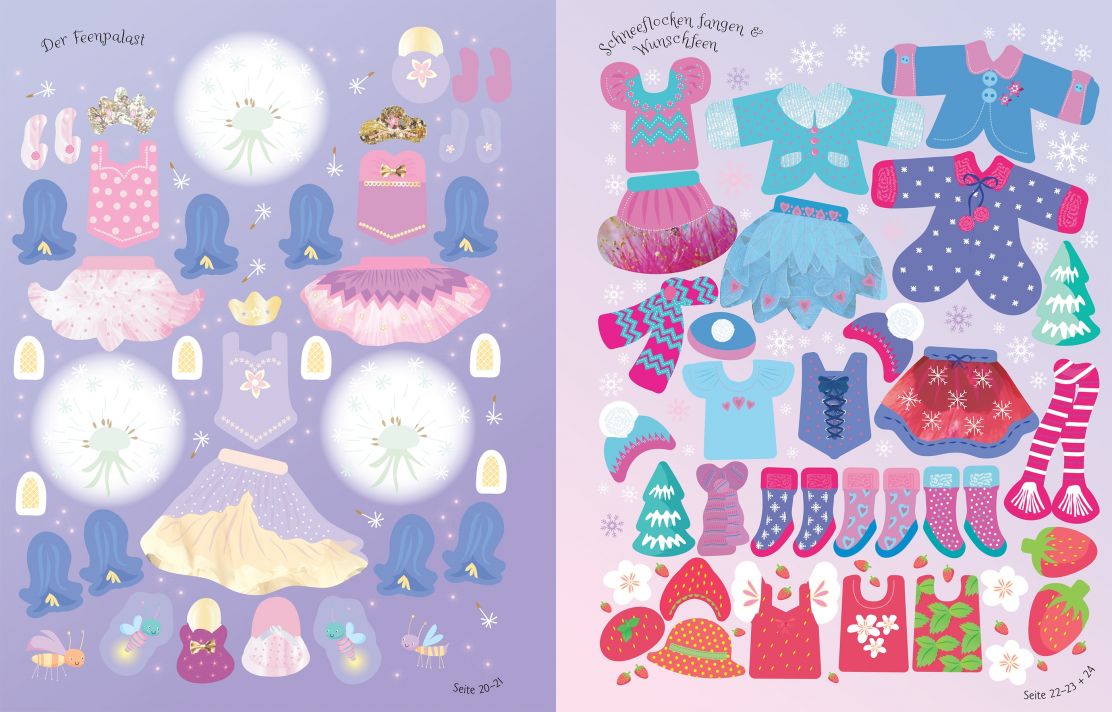 Usborne Mein Anziehpuppen - Stickerbuch Feen Usborne Mein Anziehpuppen - Stickerbuch Feen