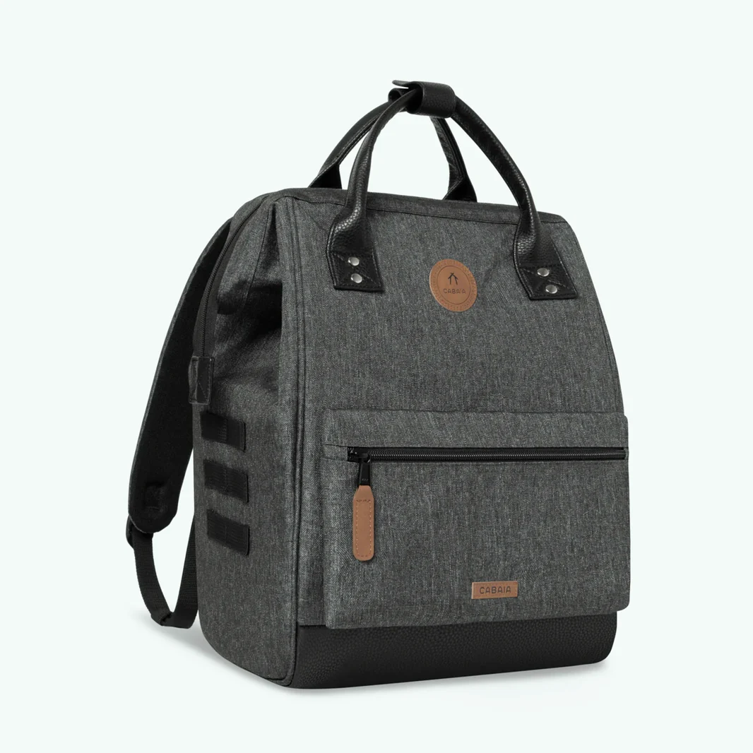 Cabaia ADVENTURER Rucksack Medium LUXEMBOURG - Schwarz Meliert Cabaia ADVENTURER Rucksack Medium LUXEMBOURG - Schwarz Meliert