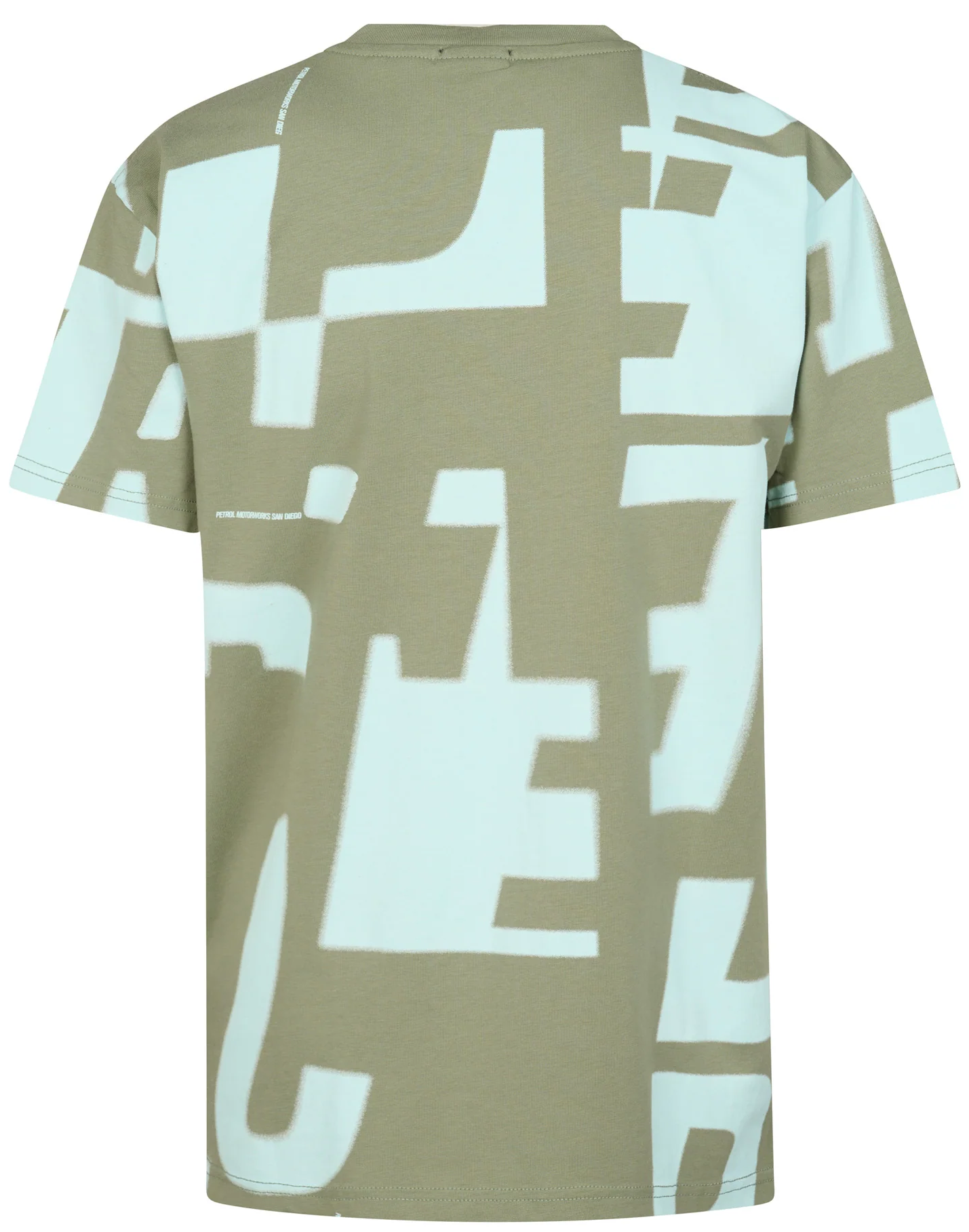 Petrol Industries Jungs T-Shirt mit All-over Print Montana Grün/Blau