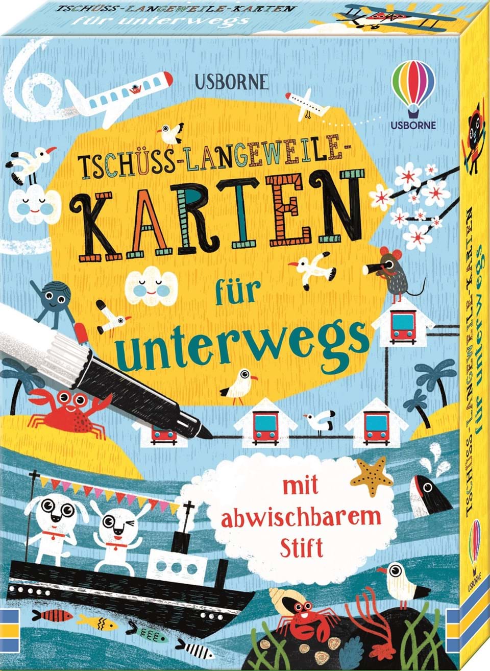 Usborne Tschüss-Langeweile Karten für unterwegs