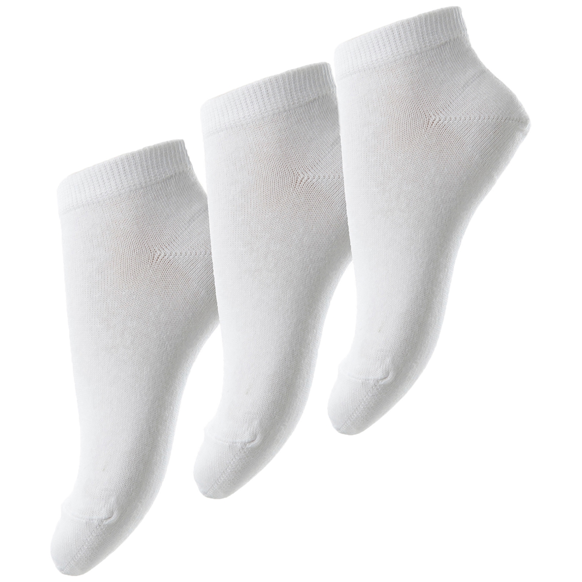 MP Denmark Baumwolle Sneaker Socken 3er Pack - Weiß